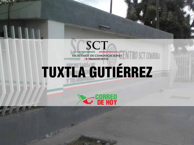 Centros de Capacitación SCT en Tuxtla Gutiérrez Chis - Teléfono y Dirección